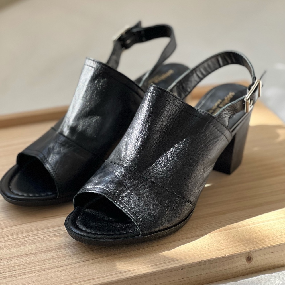 Leather Sophia Milano Slingback Pumps, Made In Italy,Size 8.5, NWOT,Women's Shoe